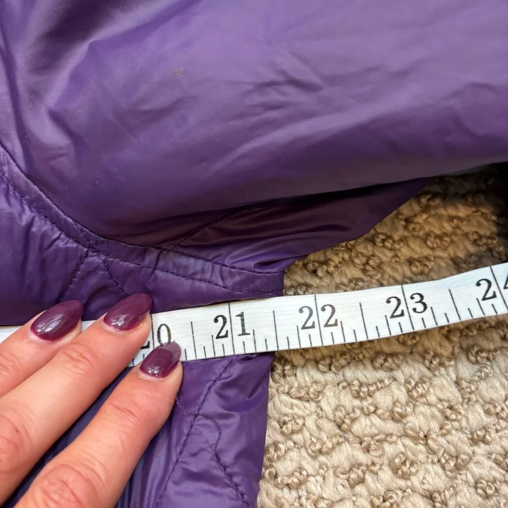 Ladies Members Only Dried Grape Color Ultra Light Mo-Tech Puffer Jacket‎ Large